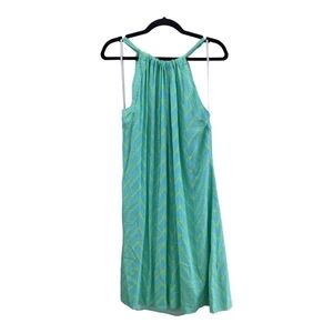 Escapada Turquoise and Lime Backless Dress